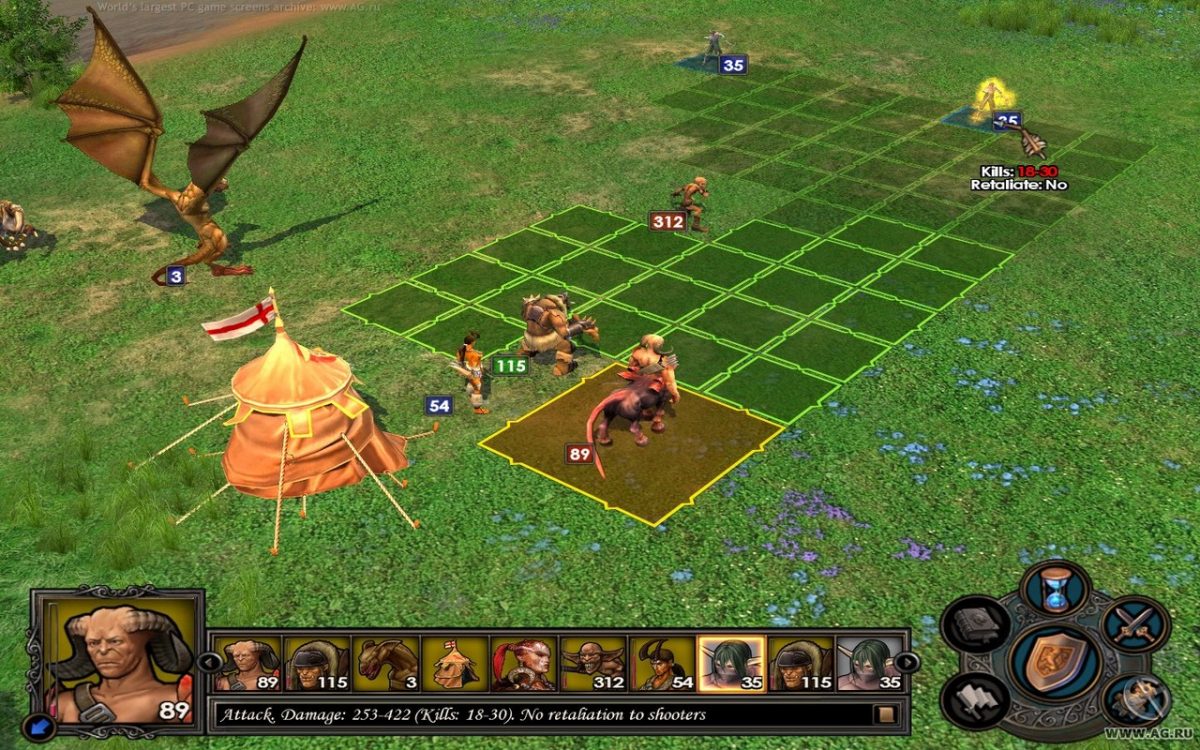 Герои меча и магии 5 - Поле боя Герои меча и магии 5 - Поле боя