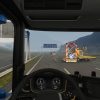 Truck Driver - Вид из кабины, событие на дороге