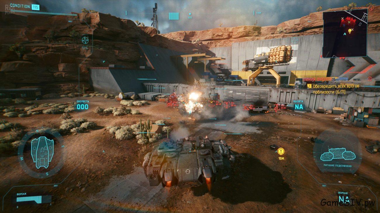 Cyberpunk 2077 - Танк Василиск Cyberpunk 2077 - Танк Василиск