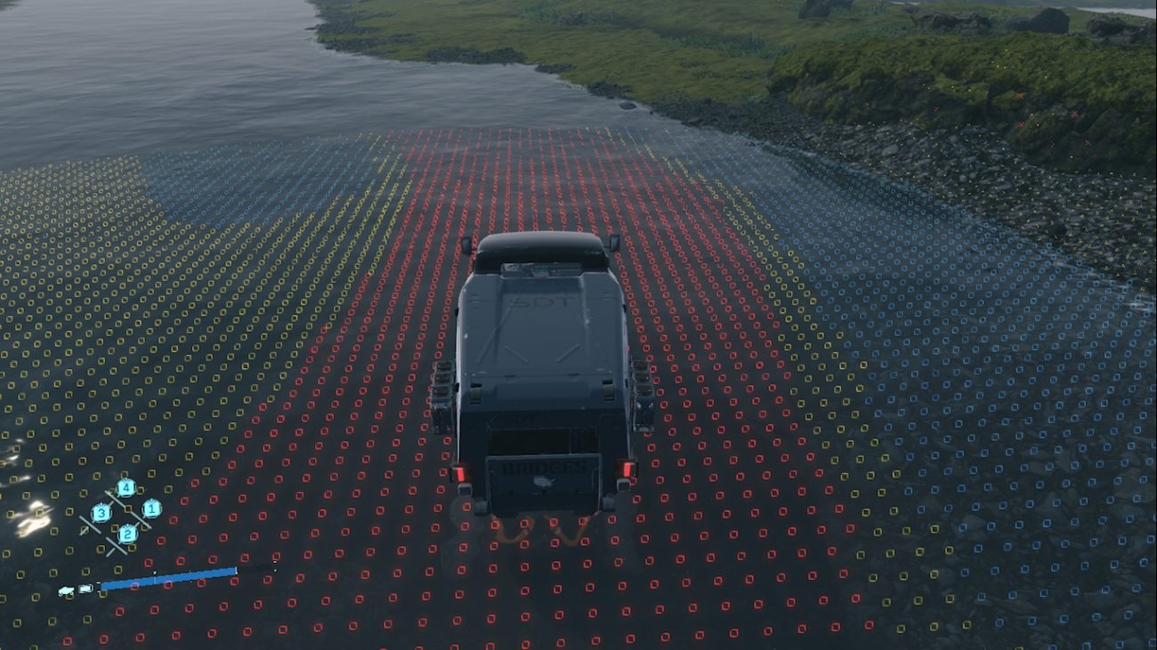 Death Stranding - Грузовик в воде